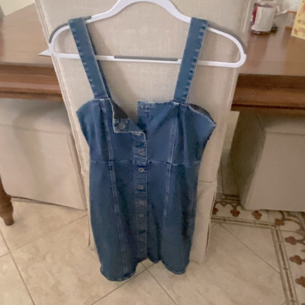 Good American denim mini dress size  (3) medium/large